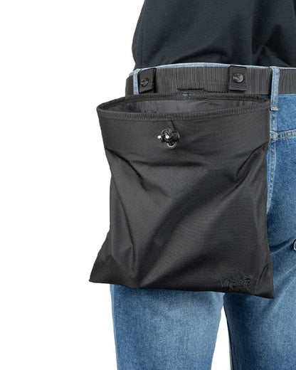 Black Coloured Viper Folding Dump Bag on white background #colour_black
