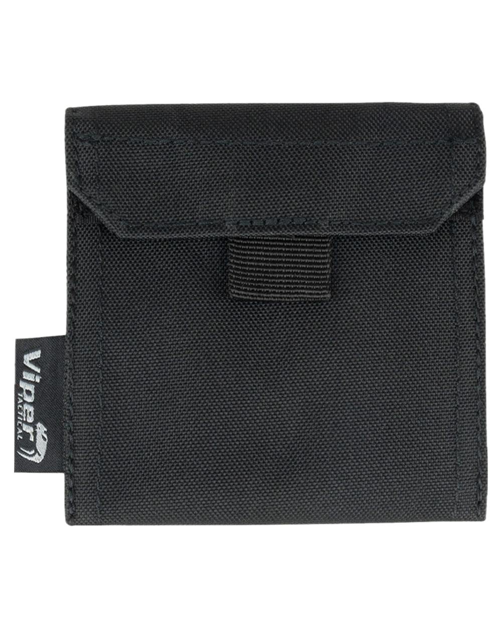 Black Coloured Viper Glove Pouch on white background #colour_black