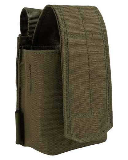 Green Coloured Viper Grenade Pouch on white background #colour_green