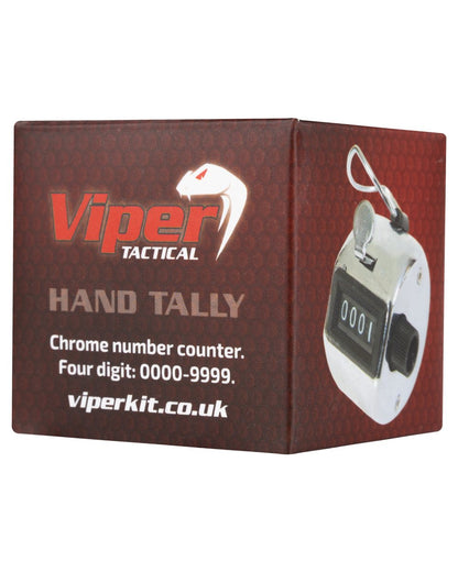 Chrome Coloured Viper Hand Tally on white background #colour_chrome