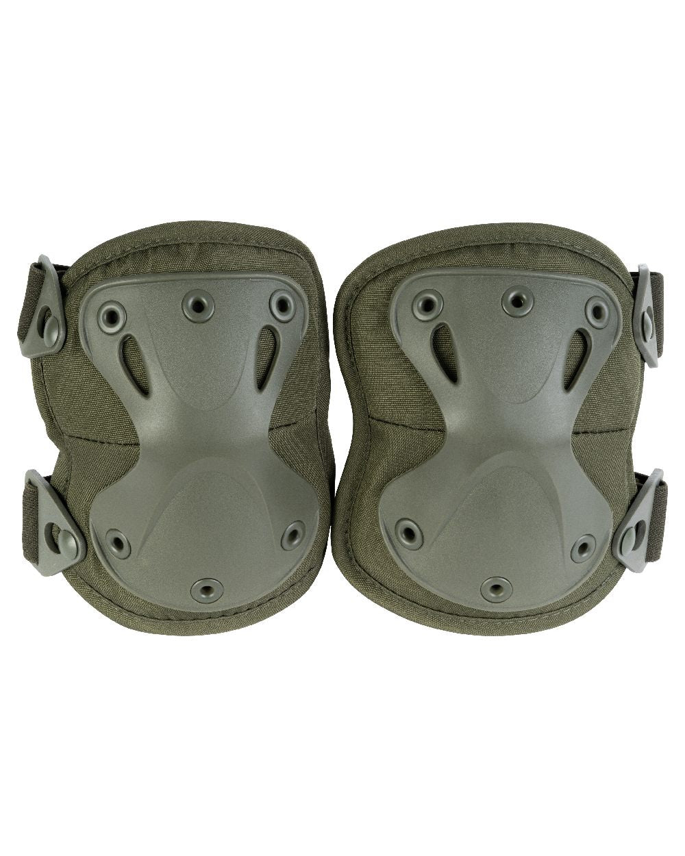 Green Coloured Viper Hard Shell Knee Pads on white background #colour_green