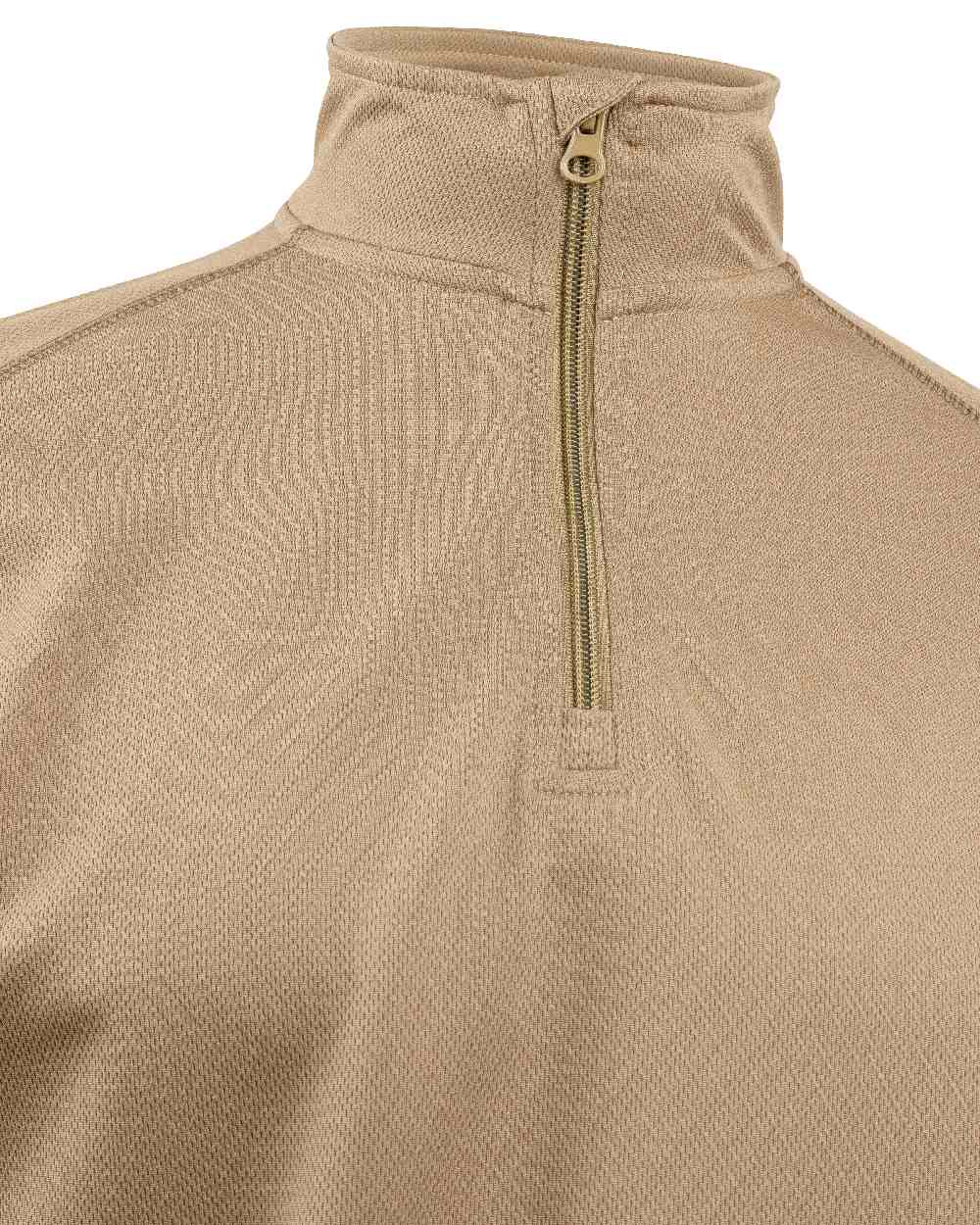 Coyote Coloured Viper Mesh-Tech Armour Top on white background #colour_coyote