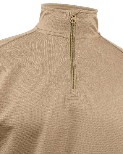 Coyote Coloured Viper Mesh-Tech Armour Top on white background #colour_coyote