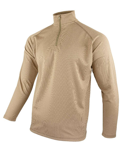 Coyote Coloured Viper Mesh-Tech Armour Top on white background #colour_coyote