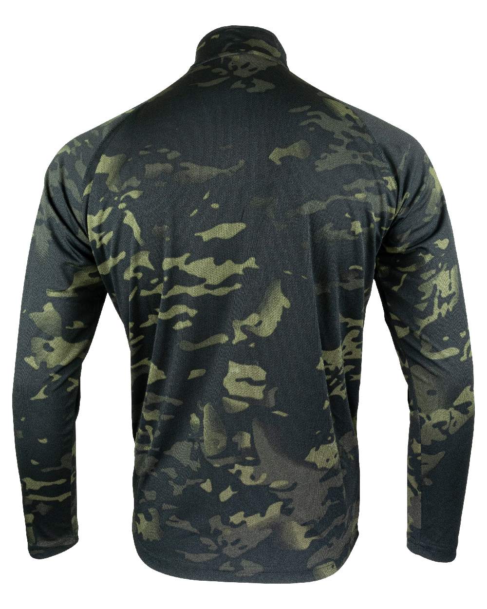 VCAM Black Coloured Viper Mesh-Tech Armour Top on white background #colour_vcam-black