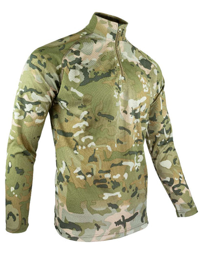 VCAM Coloured Viper Mesh-Tech Armour Top on white background #colour_vcam