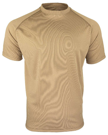 Coyote Coloured Viper Mesh-Tech T-Shirt on white background #colour_coyote