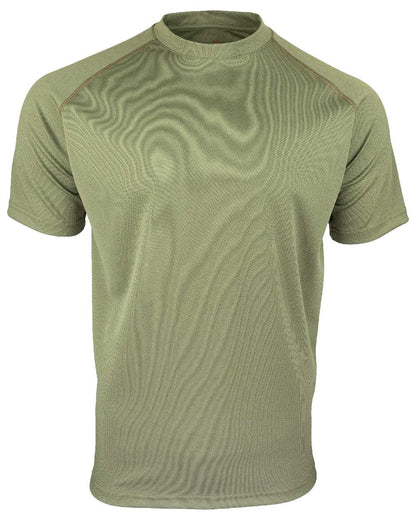 Green Coloured Viper Mesh-Tech T-Shirt on white background #colour_green