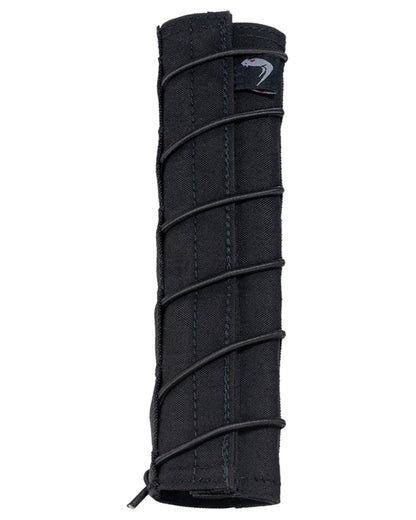 Black Coloured Viper Moderator Cover on white background #colour_black