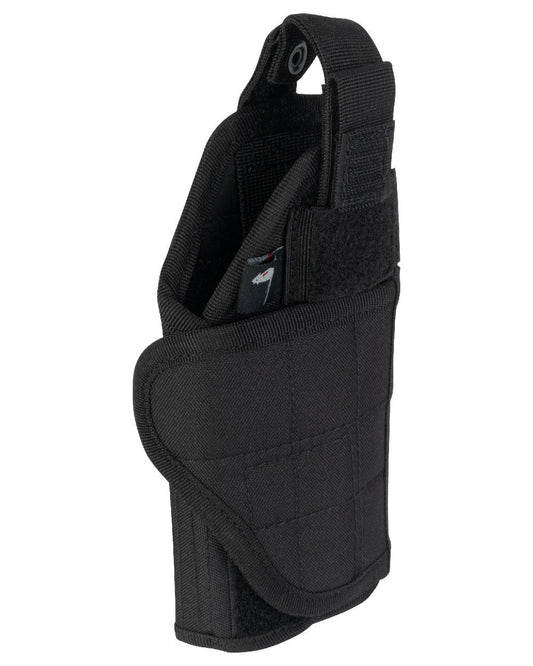 Black Coloured Viper Modular Adjustable Holster on white background #colour_black