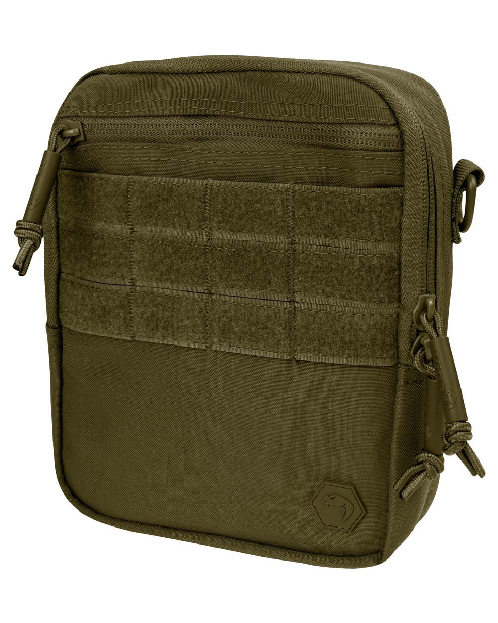 Green Coloured Viper Modular Carry Pouch on white background #colour_green