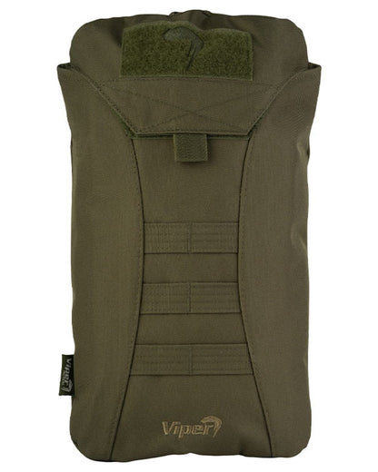 Green Coloured Viper Modular Hydration Pack on white background #colour_green