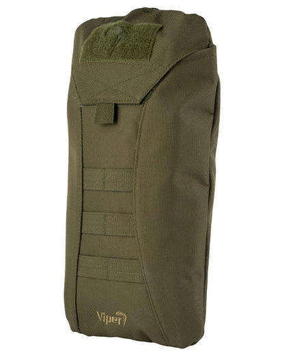 Green Coloured Viper Modular Hydration Pack on white background #colour_green