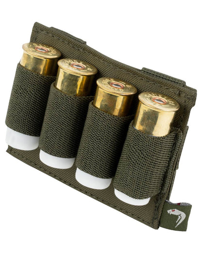 Green Coloured Viper Modular Shotgun Cartridge Holder on white background #colour_green
