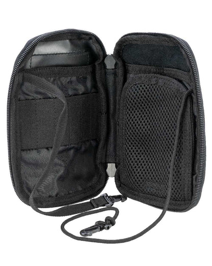 Black Coloured Viper Operators Pouch on white background #colour_black