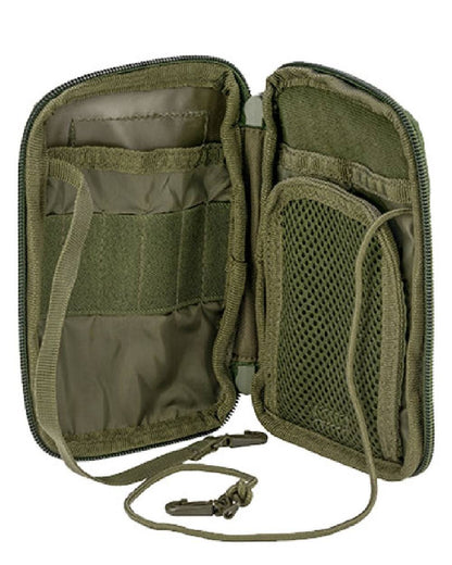 Green Coloured Viper Operators Pouch on white background #colour_green