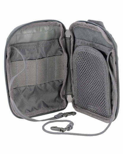 Titanium Coloured Viper Operators Pouch on white background #colour_titanium