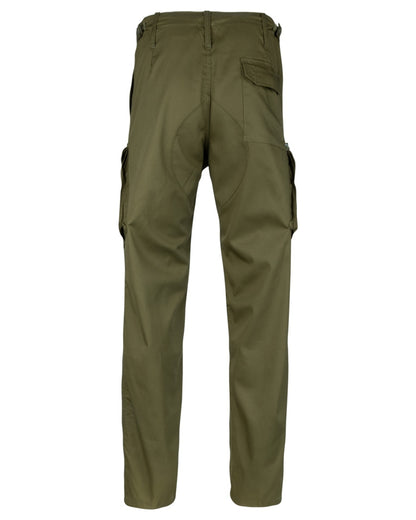 Green Coloured Viper PCS Trousers on white background #colour_green