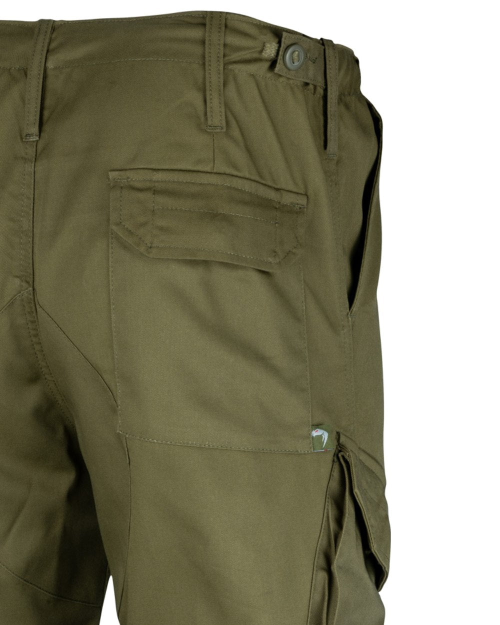 Green Coloured Viper PCS Trousers on white background #colour_green