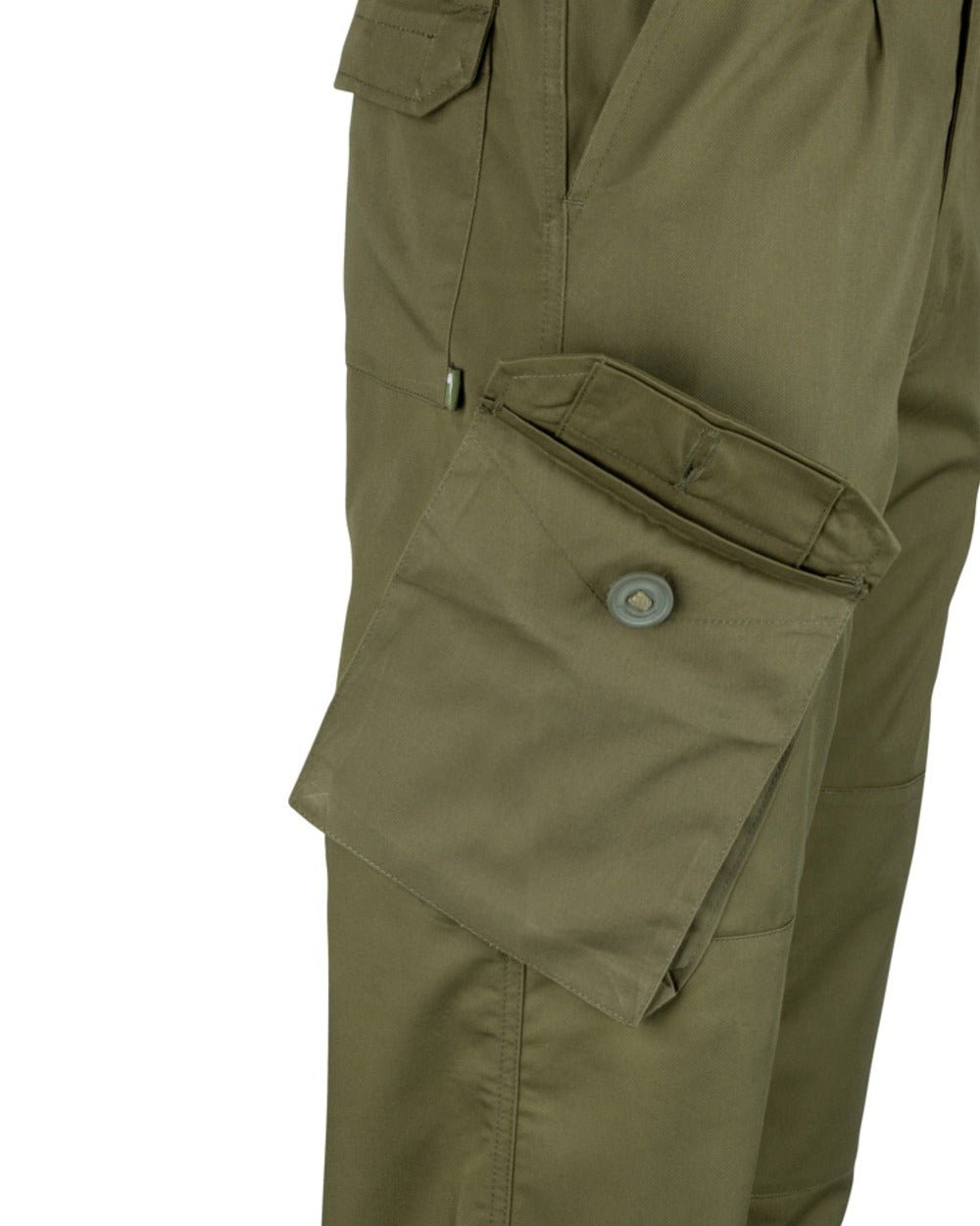 Green Coloured Viper PCS Trousers on white background #colour_green