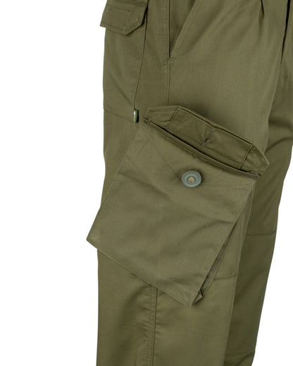 Green Coloured Viper PCS Trousers on white background #colour_green