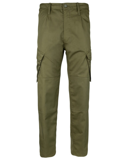 Green Coloured Viper PCS Trousers on white background #colour_green