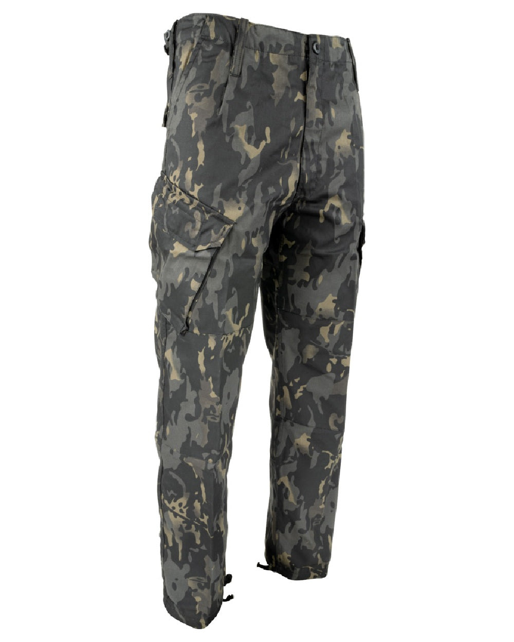 VCAM Black Coloured Viper PCS Trousers on white background #colour_vcam-black