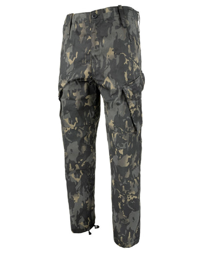 VCAM Black Coloured Viper PCS Trousers on white background #colour_vcam-black