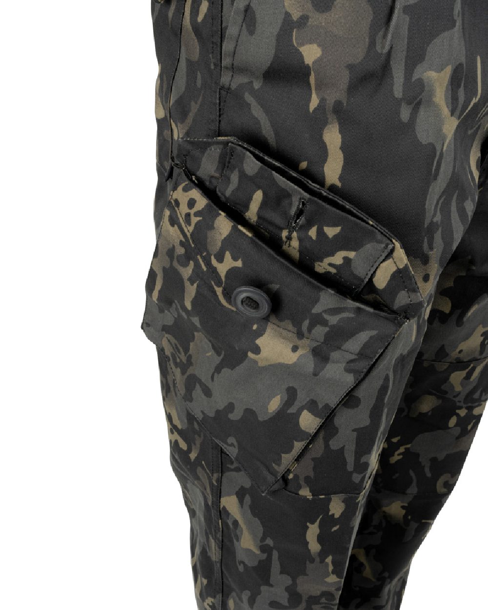 VCAM Black Coloured Viper PCS Trousers on white background #colour_vcam-black