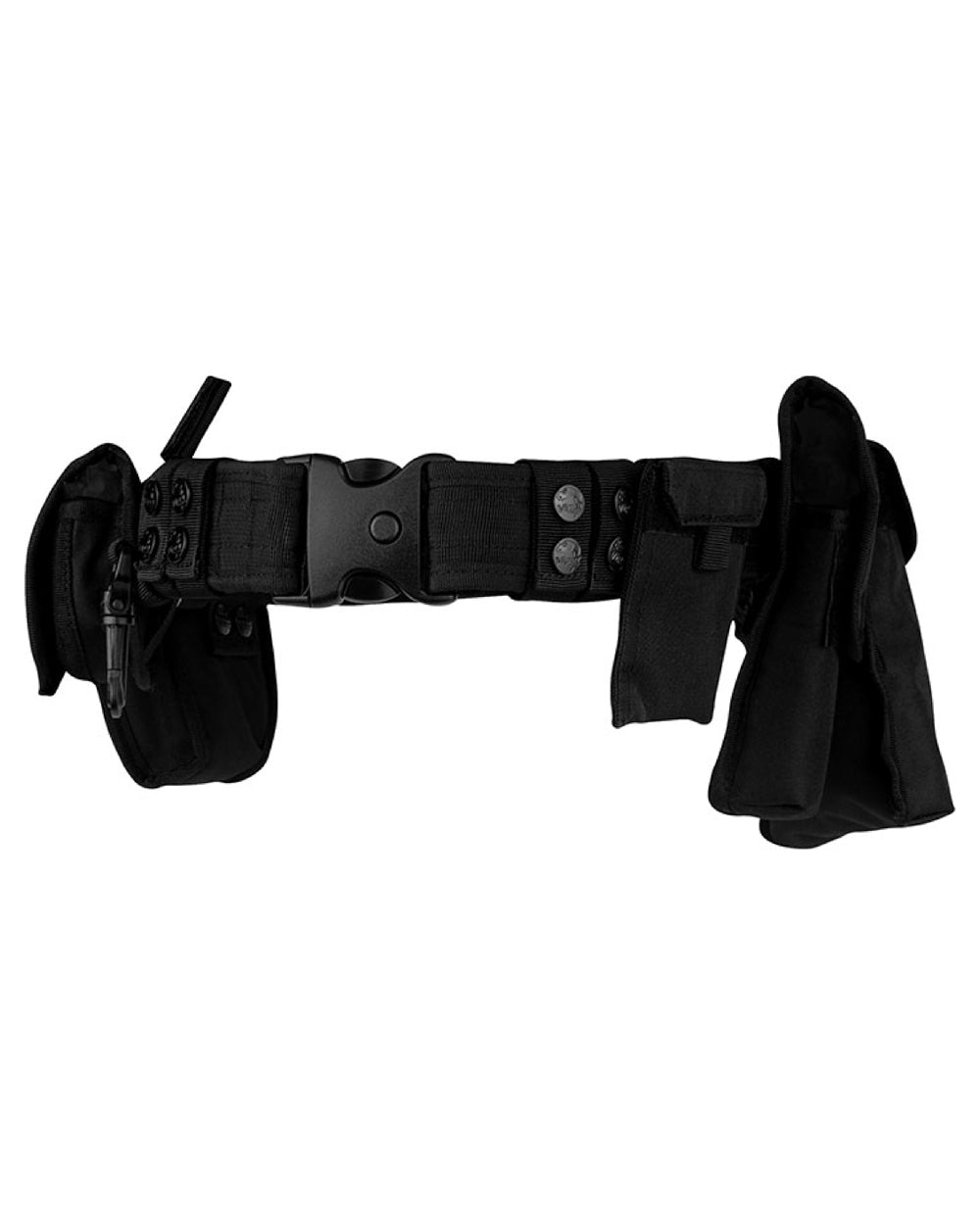 Black Coloured Viper Patrol Belt System on white background #colour_black