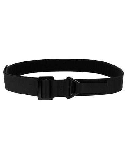 Black Coloured Viper Rigger Belt on white background #colour_black