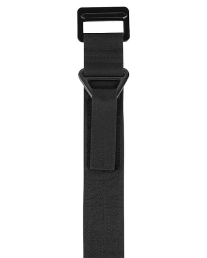 Black Coloured Viper Rigger Belt on white background #colour_black