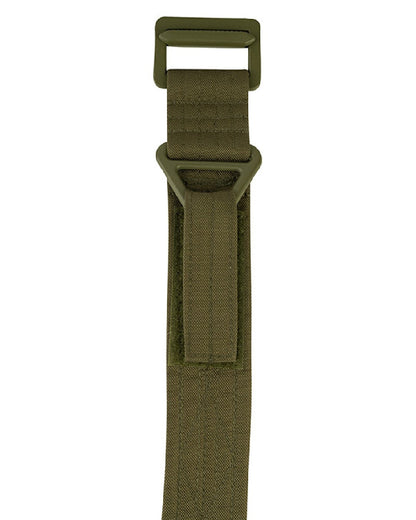 Green Coloured Viper Rigger Belt on white background #colour_green