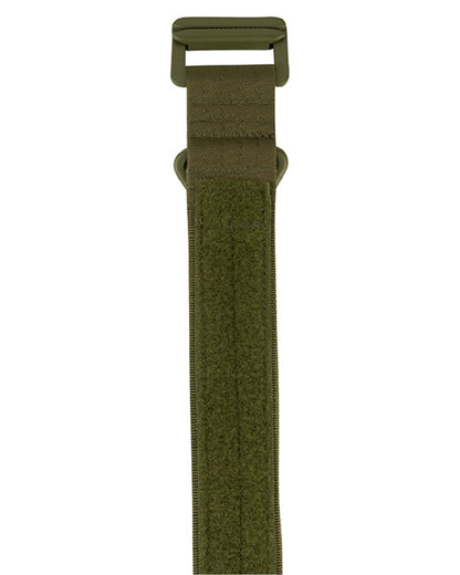Green Coloured Viper Rigger Belt on white background #colour_green