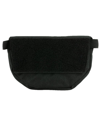 Black Coloured Viper Scrote Pouch on white background #colour_black