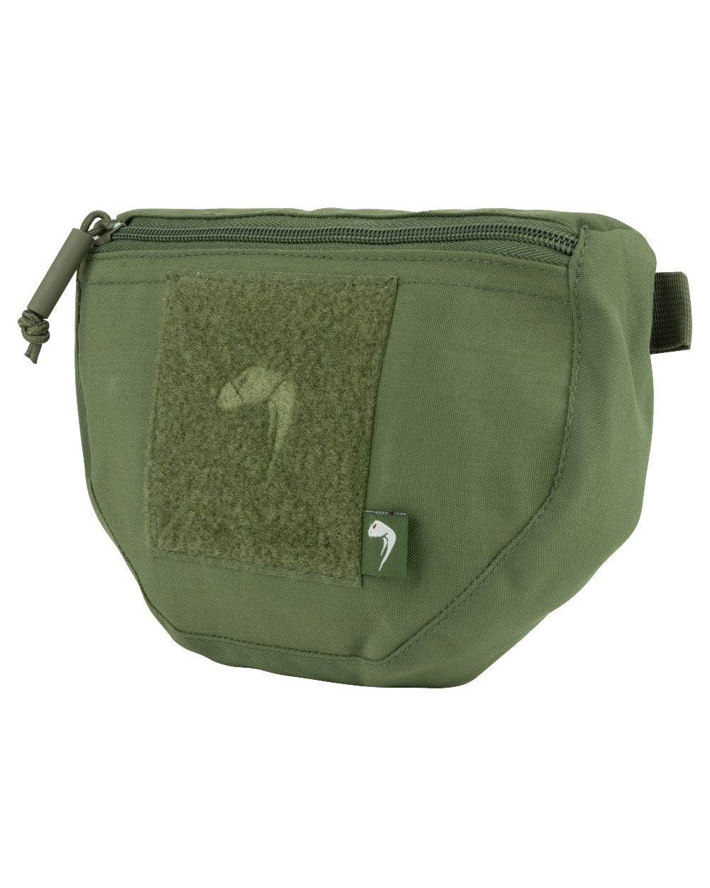 Green Coloured Viper Scrote Pouch on white background #colour_green