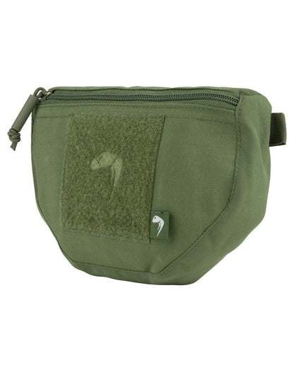 Green Coloured Viper Scrote Pouch on white background #colour_green