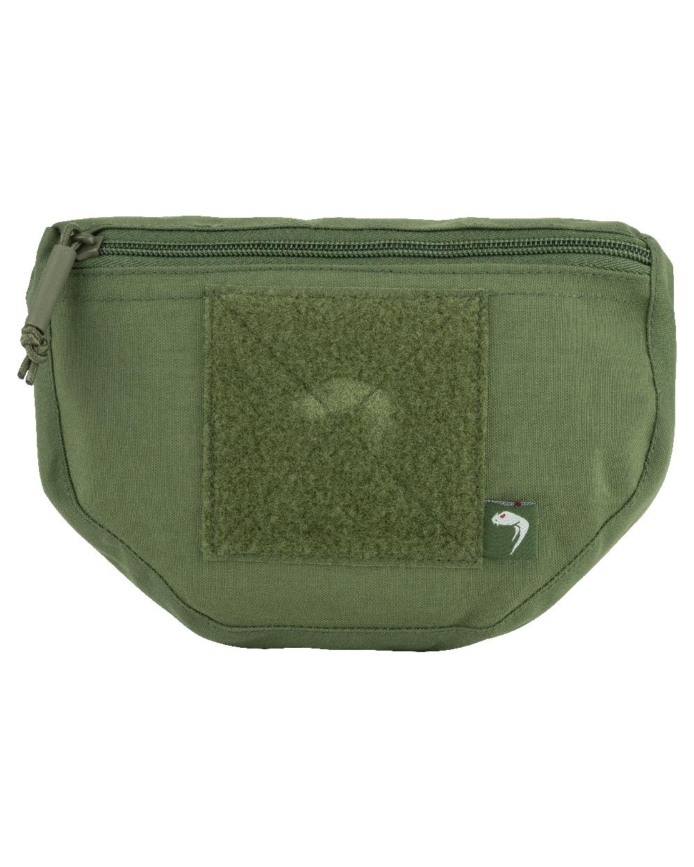 Green Coloured Viper Scrote Pouch on white background #colour_green