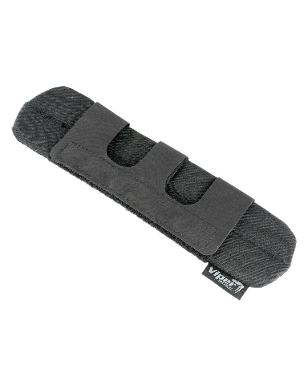 Black Coloured Viper Shoulder Comfort Pads on white background #colour_black