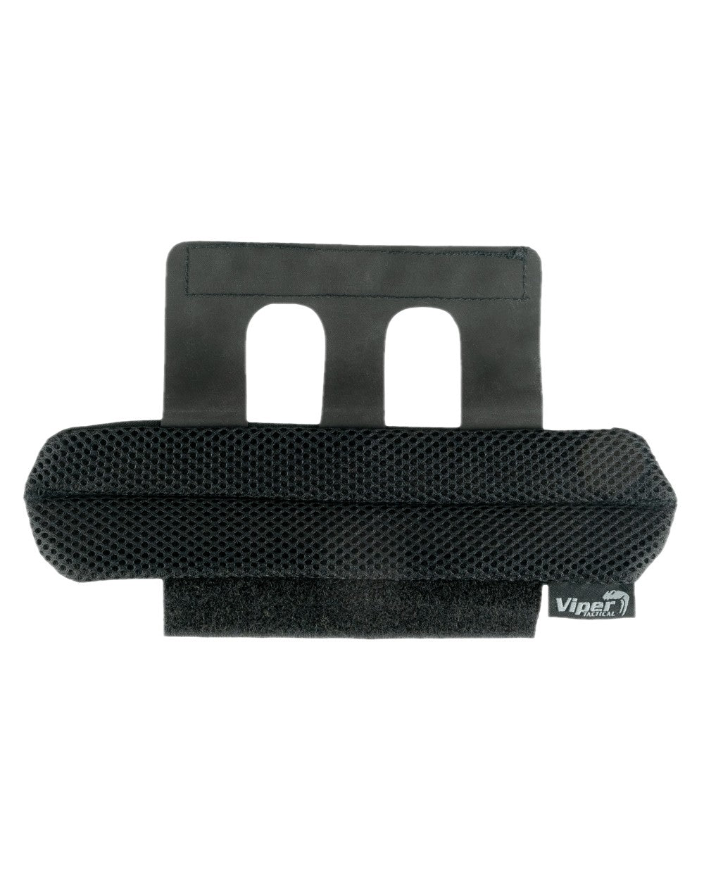 Black Coloured Viper Shoulder Comfort Pads on white background #colour_black