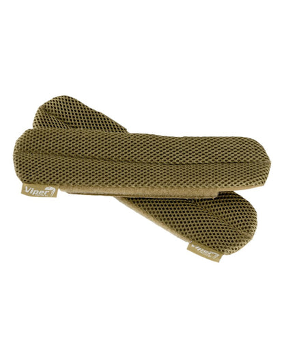 Dark Coyote Coloured Viper Shoulder Comfort Pads on white background #colour_dark-coyote