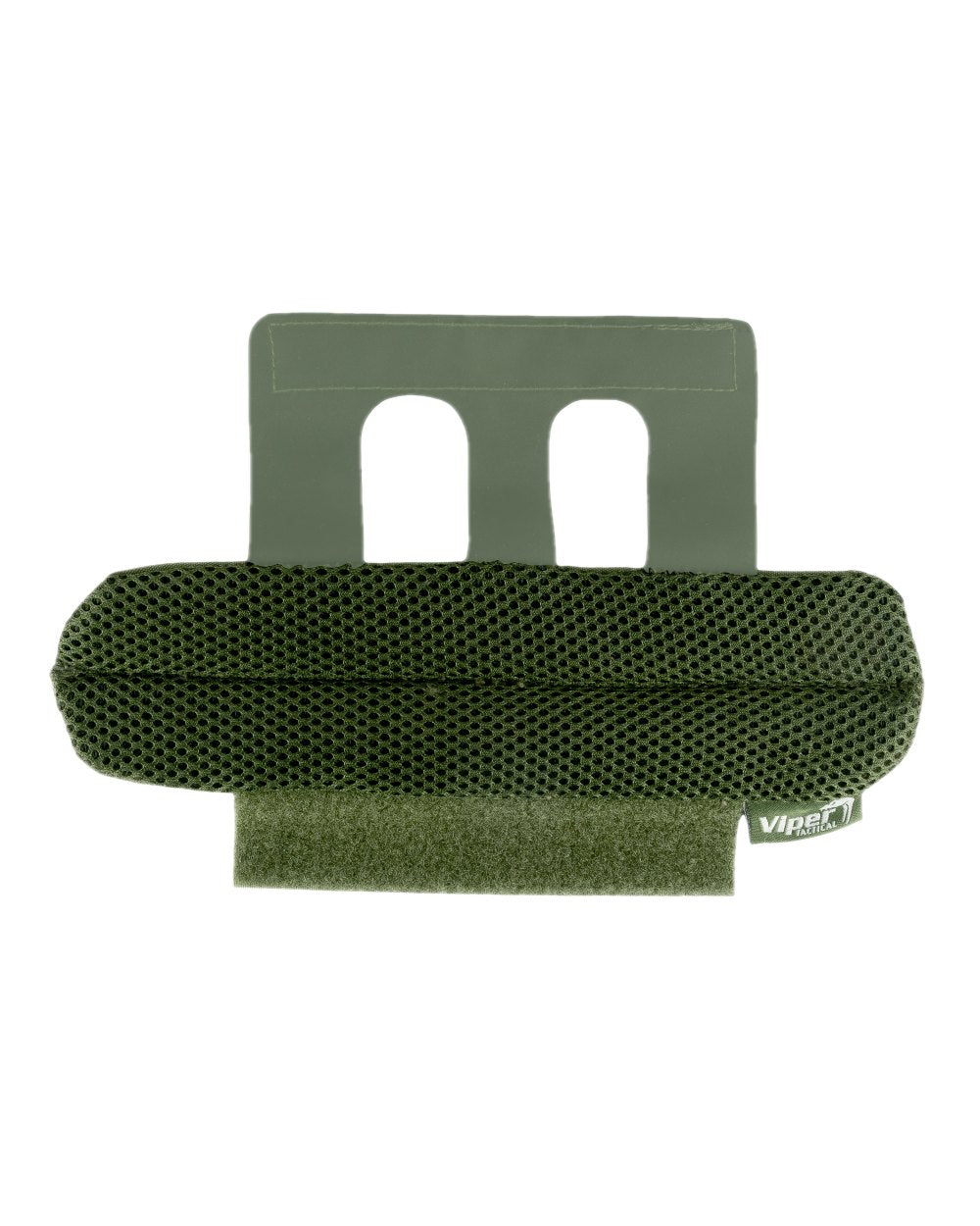 Green Coloured Viper Shoulder Comfort Pads on white background #colour_green