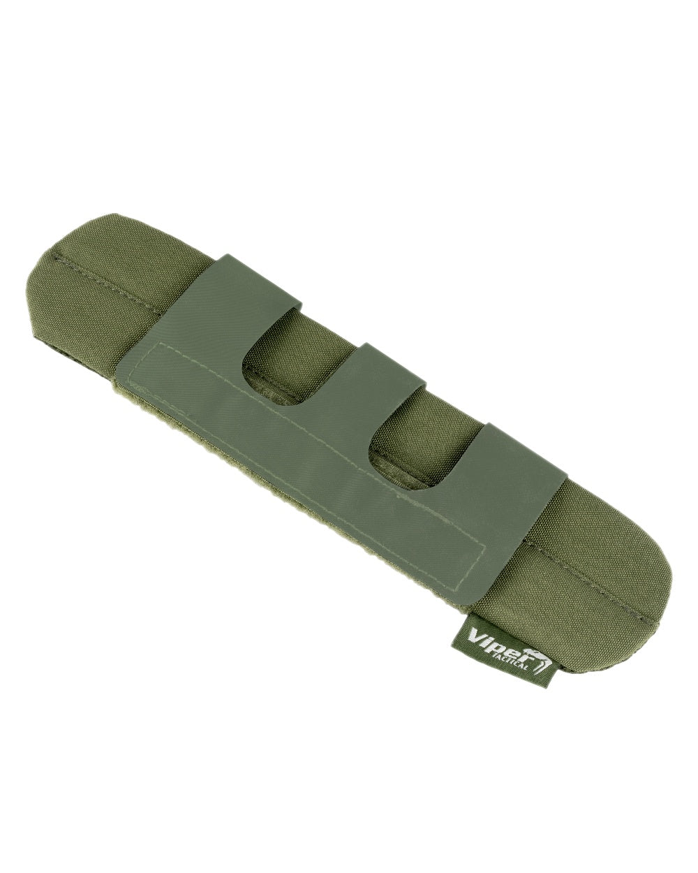 Green Coloured Viper Shoulder Comfort Pads on white background #colour_green