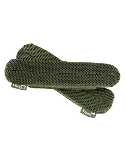 Green Coloured Viper Shoulder Comfort Pads on white background #colour_green