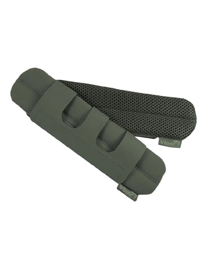 Green Coloured Viper Shoulder Comfort Pads on white background #colour_green