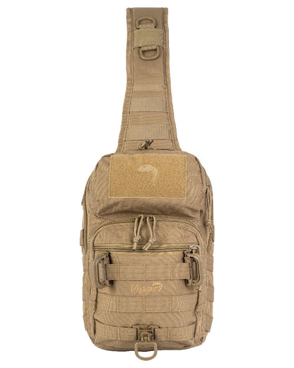 Coyote Coloured Viper Shoulder Pack on white background #colour_coyote