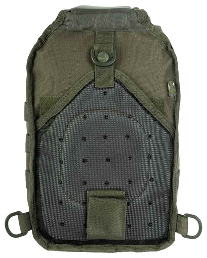Green Coloured Viper Shoulder Pack on white background #colour_green