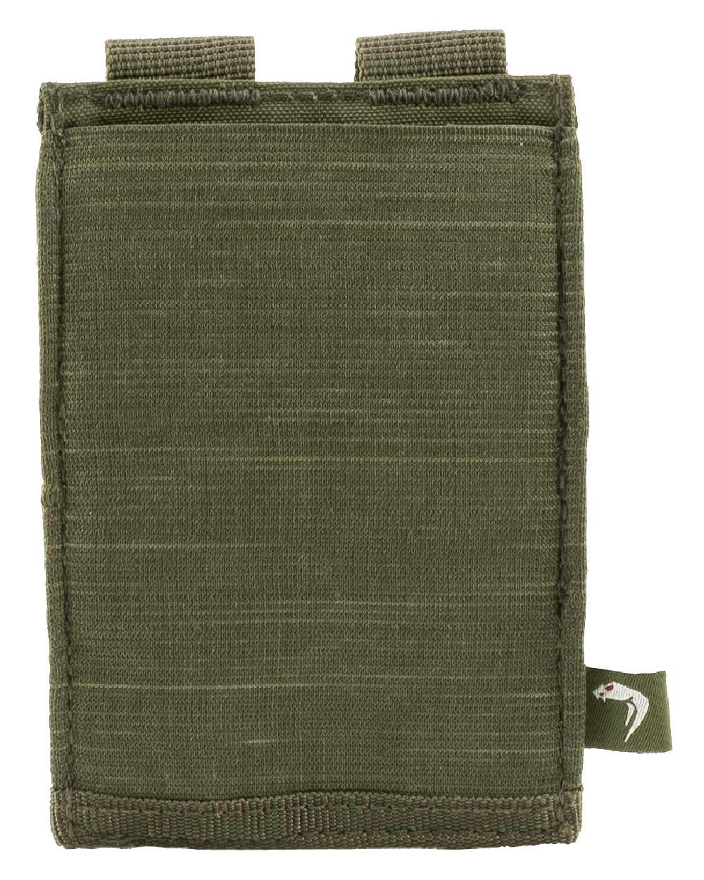 Green Coloured Viper Single Rifle Mag Plate on white background #colour_green