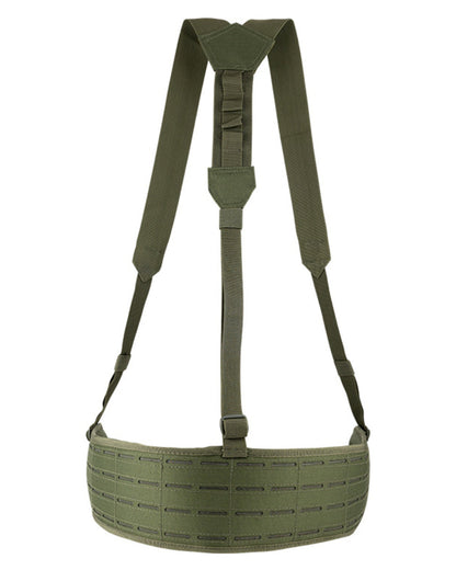 Green Coloured Viper Skeleton Harness Set on white background #colour_green