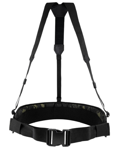 VCAM Black Coloured Viper Skeleton Harness Set on white background #colour_vcam-black